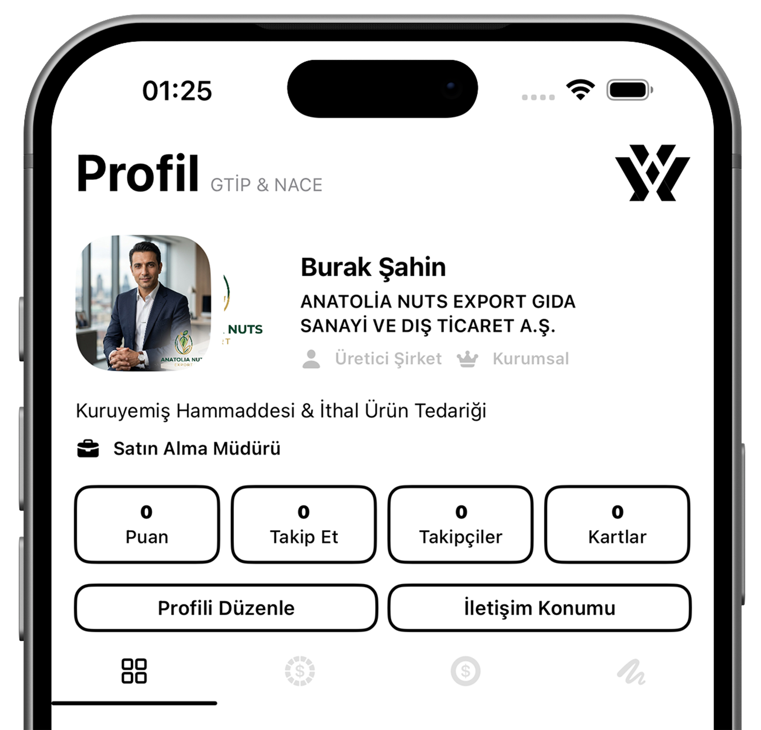 Create account screen 2